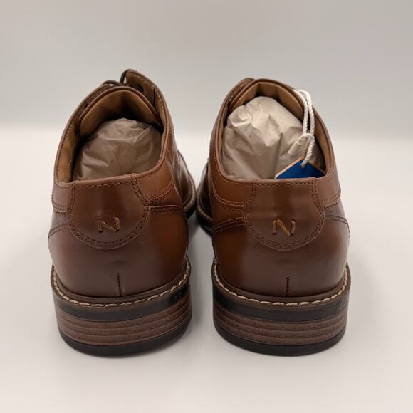 Nunn Bush Hayden Ct Oxford Brown Cognac Dress Shoe Mens Shoes Size 9.5 main image 6
